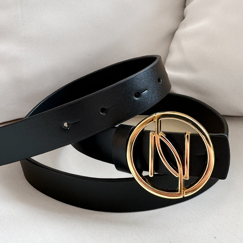 black leather belt with gold buckle black leather belt with gold buckle
