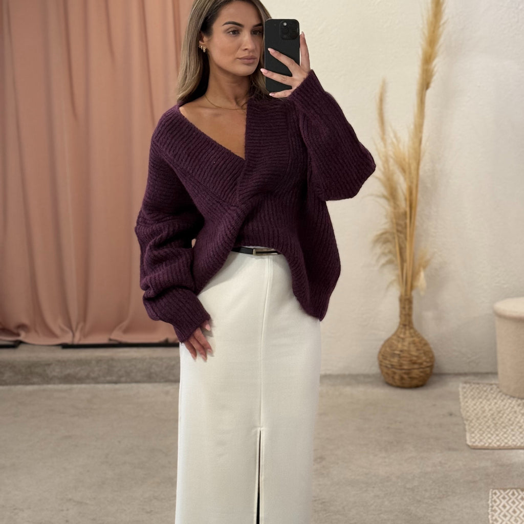 Džemper sa V-izrezom Džemper sa V-izrezom