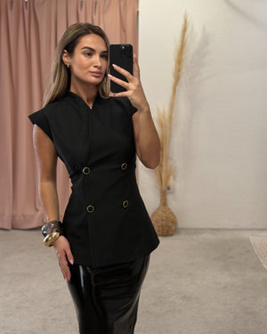 Prsluk sa dvorednim kopčanjem Prsluk sa dvorednim kopčanjem