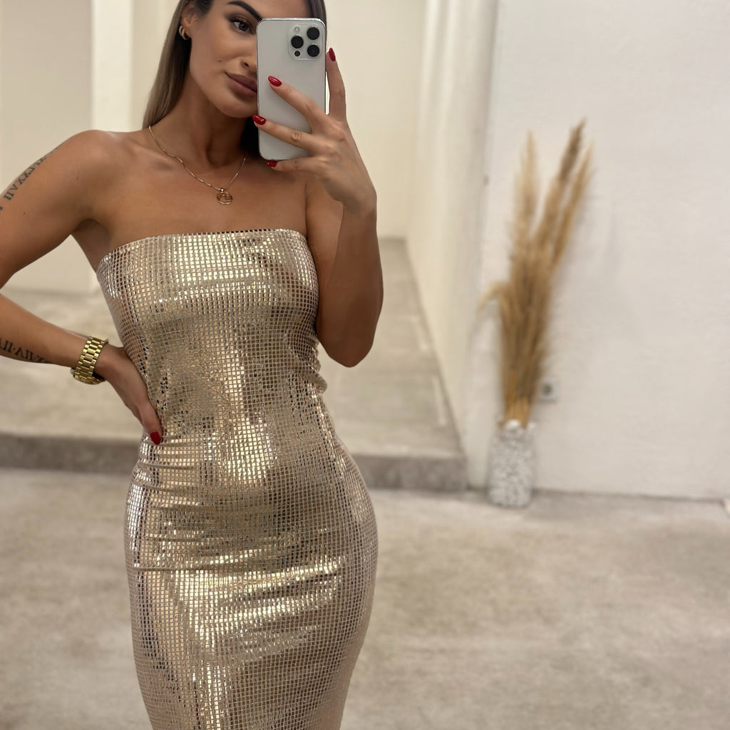 gold sequin strapless dress selfie gold sequin strapless dress selfie