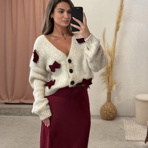 Kratki džemper sa mašnicama