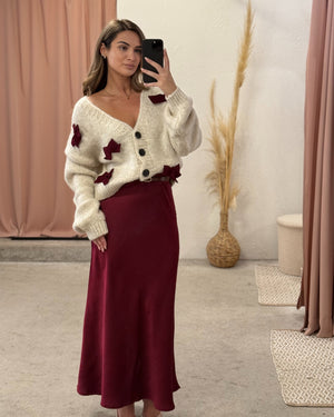 Kratki džemper sa mašnicama