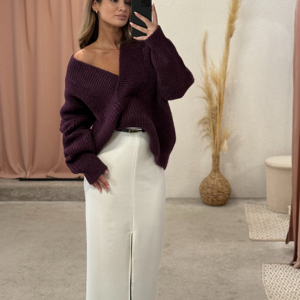 Džemper sa V-izrezom Džemper sa V-izrezom