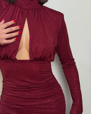 Haljina TALINA MINI SA ŠLJOKICAMA