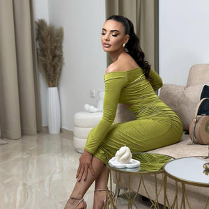 Haljina MORI SA ŠLJOKICAMA