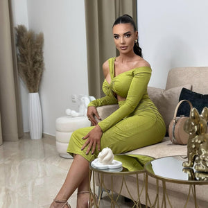 Haljina MORI SA ŠLJOKICAMA