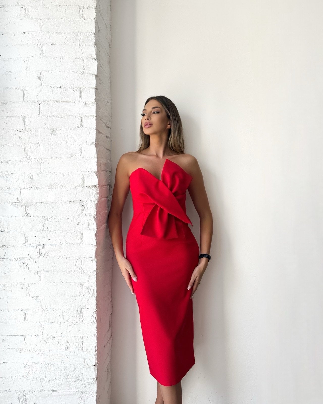 ZAYNA MIDI dress